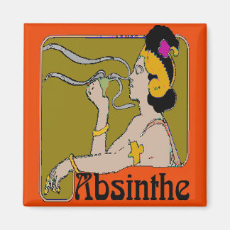 Absinthe Woman Magnet