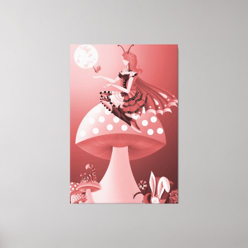 Absolem Transformed Wonderland Stretched Canvas