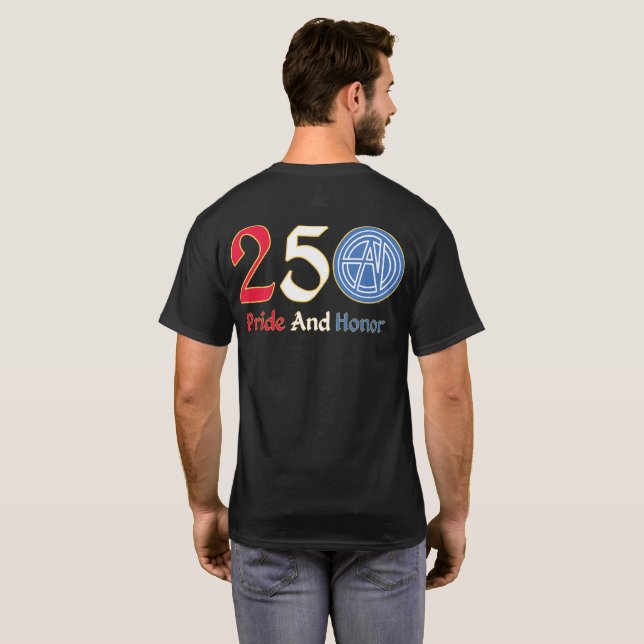 Absolüt Nürv 250 Years of America Special Edition T-Shirt (Back Full)