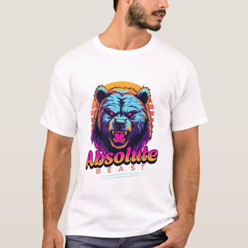 Absolute Beast Bear Graphic T_Shirt