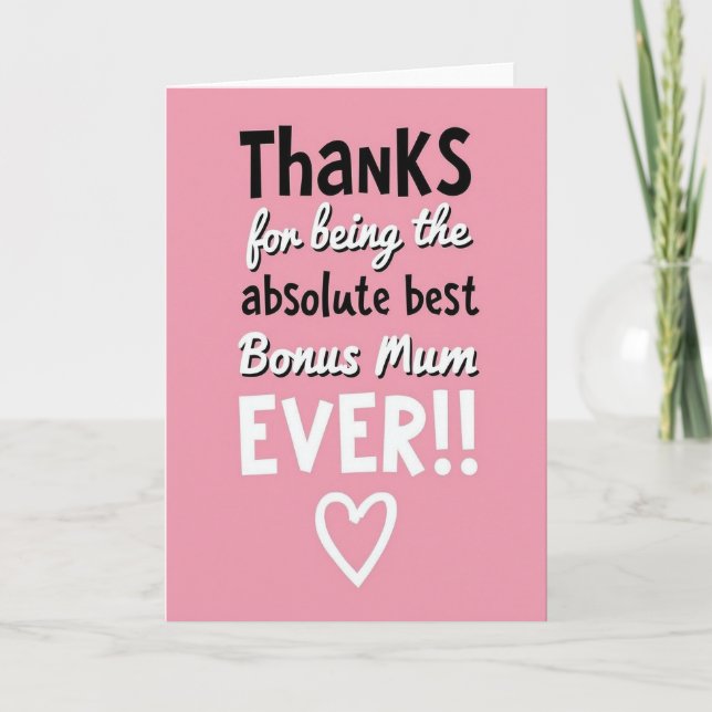 Absolute Best Bonus Mum Card (Front)