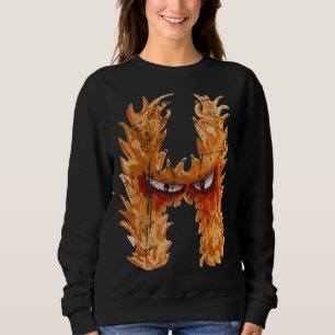 Absolute Mad Evil Eye Burning Bush Halloween Costu Sweatshirt