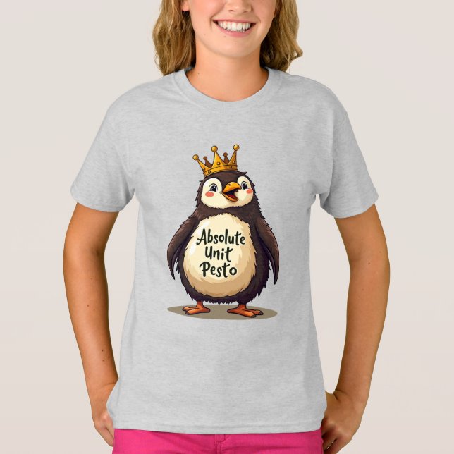Absolute Unit Pesto - The King Penguin T-Shirt (Front)