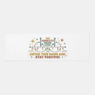 Absolute Value Zone Math Teacher Rug - Funny Stay