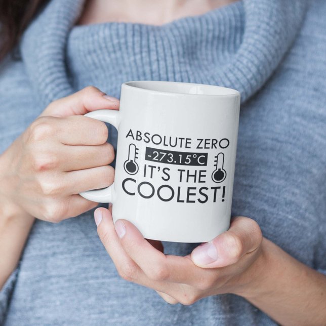 Absolute Zero It's The Coolest Coffee Mug (Absolute Zero It's The Coolest Mug)