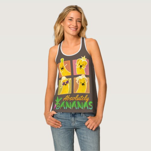 Absolutely Bananas _ Punny Garden Tank Top