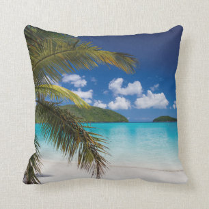 Absolutely Stunning Tropical Island Throw Pillow