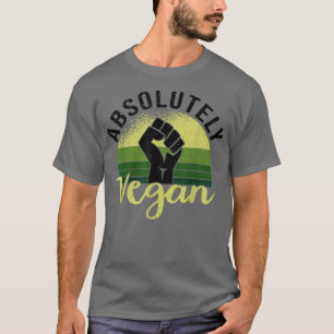 Absolutely Vegan Funny Vegan & Vegetarian T-Shirt