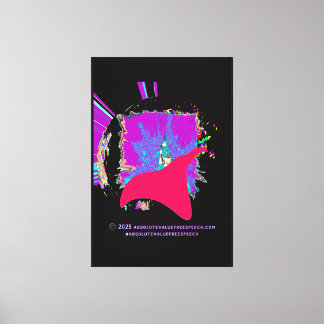 ©️ ABSOLUTEVALUEFREESPEECH.COM CANVAS PRINT