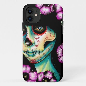 Absolution Day Of The Dead Girl Iphone 11 Case by NeverDieArt at Zazzle