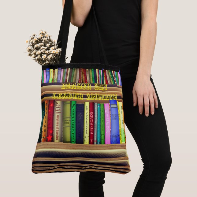 Absract Artful Gift Ideas - Fun Carry-all Tote  (Close Up)