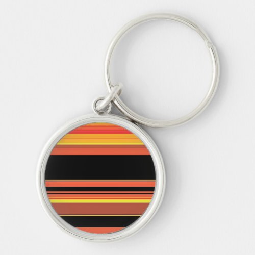 ABSRACT SUNSET KEYCHAIN