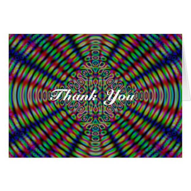 Abstact 3 Thank You Cards (Front Horizontal)