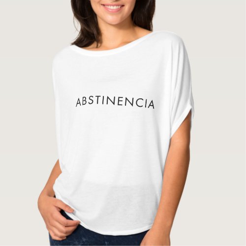 abstinence in Spanish abstinence in Spanish