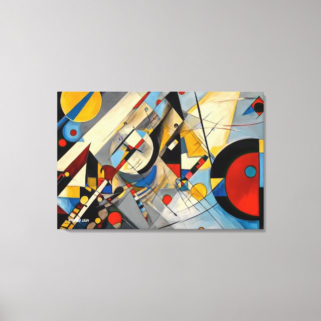 ABSTR_24-057, Abstract Gallery Art Canvas Print (Front)