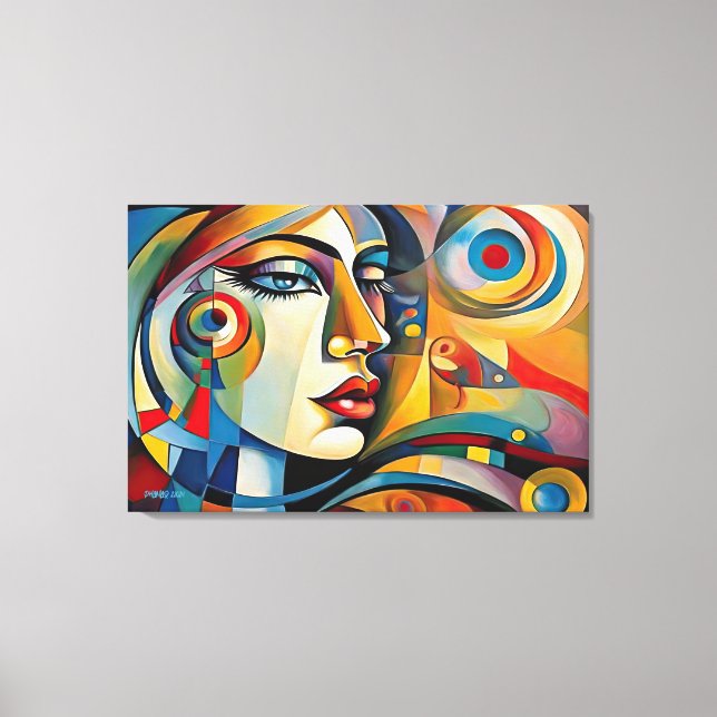 ABSTR_24-077, Abstract Gallery Art Canvas Print (Front)