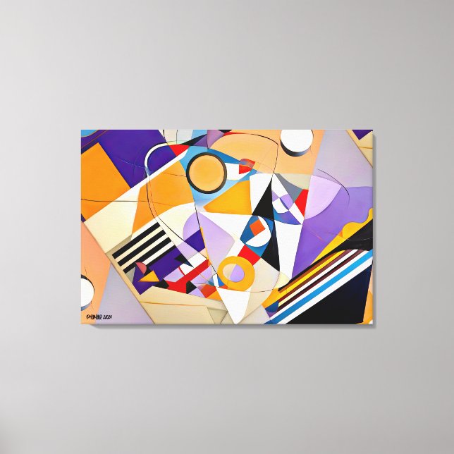 ABSTR_24-082, Abstract Gallery Art Canvas Print (Front)