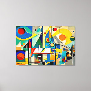 ABSTR_24-084, Abstract Gallery Art Canvas Print