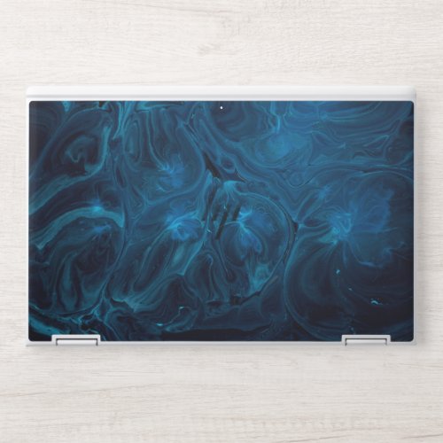 Abstrac Blackblue painting HP EliteBook X360 1040 HP Laptop Skin