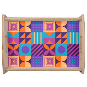 Abstrac Design, Wallpaper, Poster Background. Serving Tray