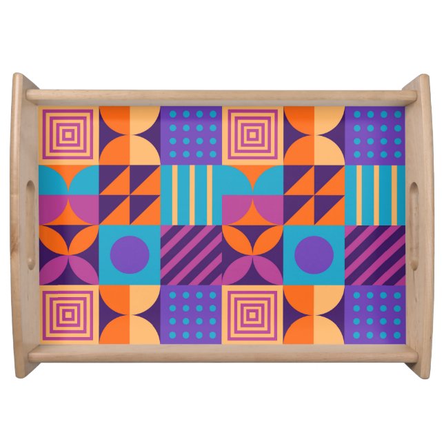 Abstrac Design, Wallpaper, Poster Background. Serving Tray (Front)