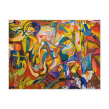 abstraCodAction Postcard