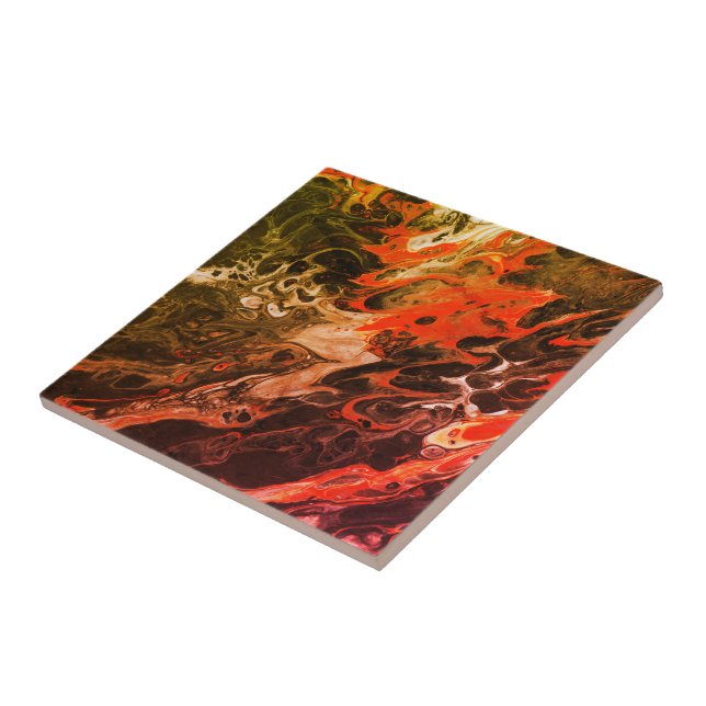 Abstract137 Ceramic Tile (Side)