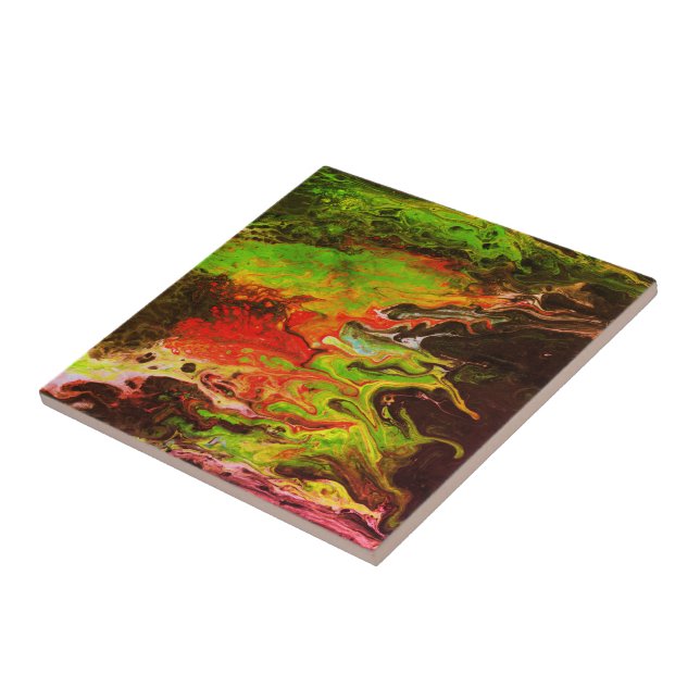 Abstract217 Ceramic Tile (Side)