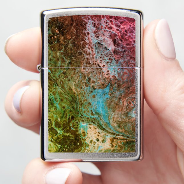 Abstract272 Zippo Lighter (In Hand)