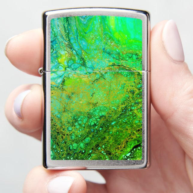 Abstract90 Zippo Lighter (In Hand)