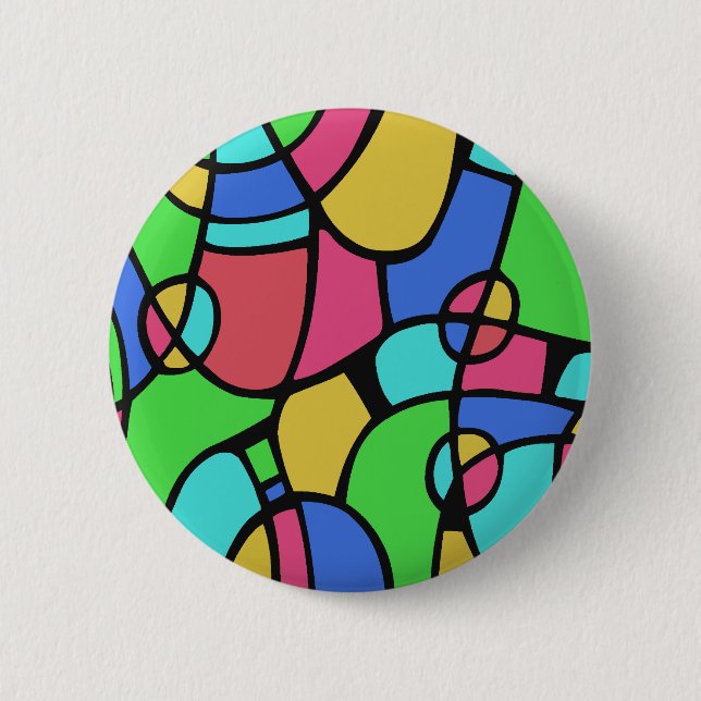 Abstract 02 pinback button (Front)