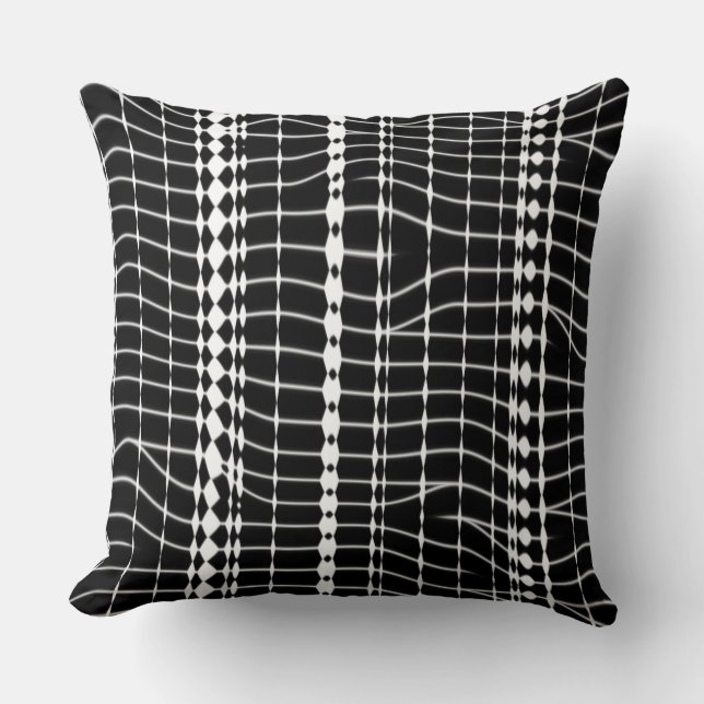 Abstract 031116(3) throw pillow (Front)