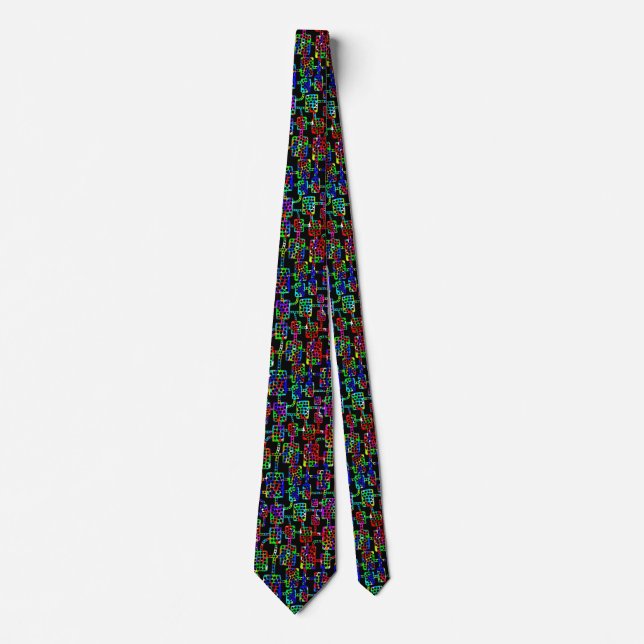 Abstract 041113 - Abstract Texture 03 Neck Tie (Front)