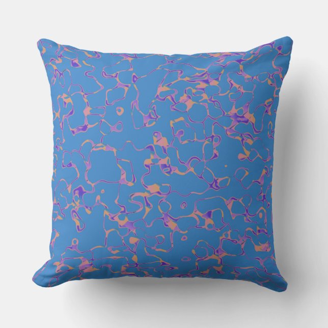 Abstract 080716(1) throw pillow (Front)