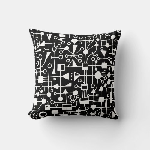Abstract 090112 v7 throw pillow