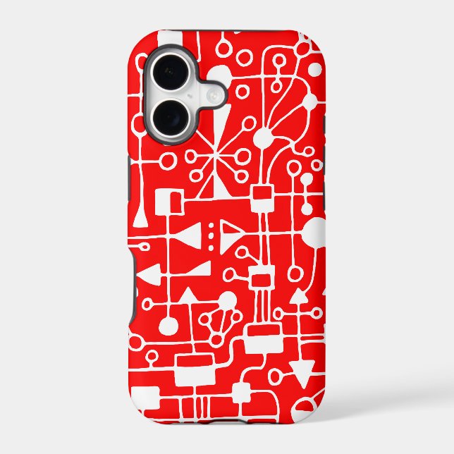 Abstract 090112 v9 iphone case (Back)