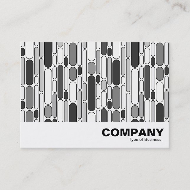 Abstract 100624 - Shades of Gray Business Card (Front)