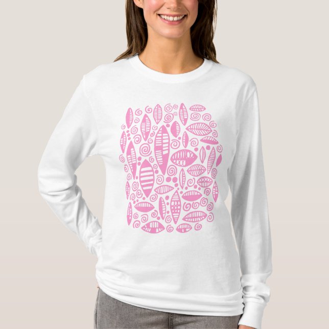 Abstract 100813 - Pink T-Shirt (Front)