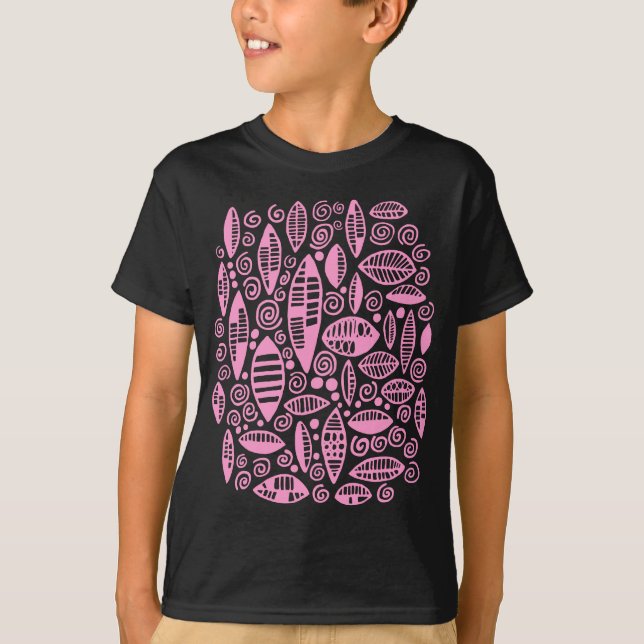 Abstract 100813 - Pink T-Shirt (Front)