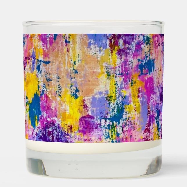 Abstract_10 Scented Candle (Back)