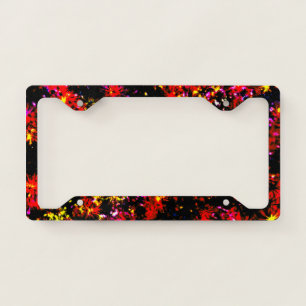 Abstract 13,001 license plate frame