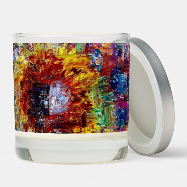 Abstract_13 Scented Candle (Lid)