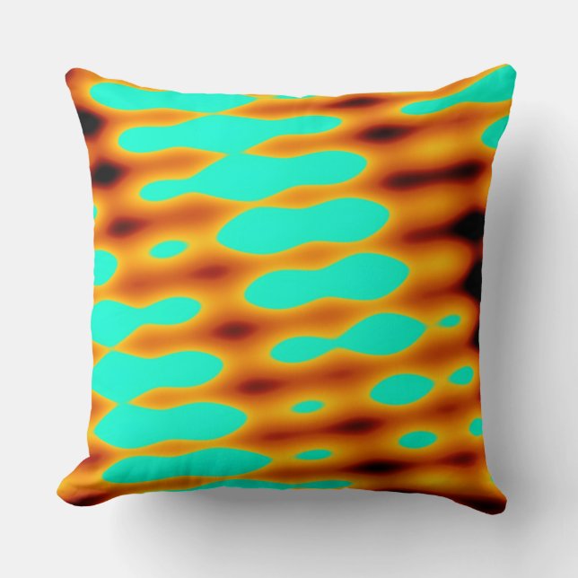 Abstract 140716(08) throw pillow (Front)