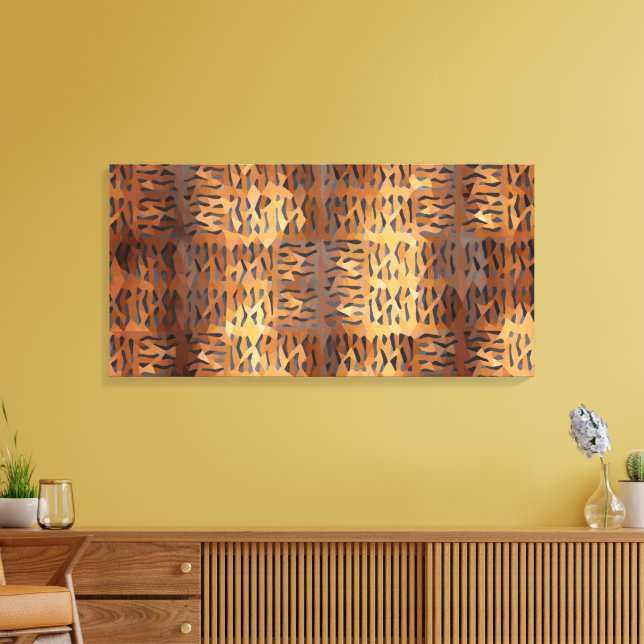 Abstract 14080 canvas print (Insitu(LivingRoom))