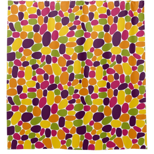 Abstract 160417 - Wine Gum Colors Shower Curtain (Front)