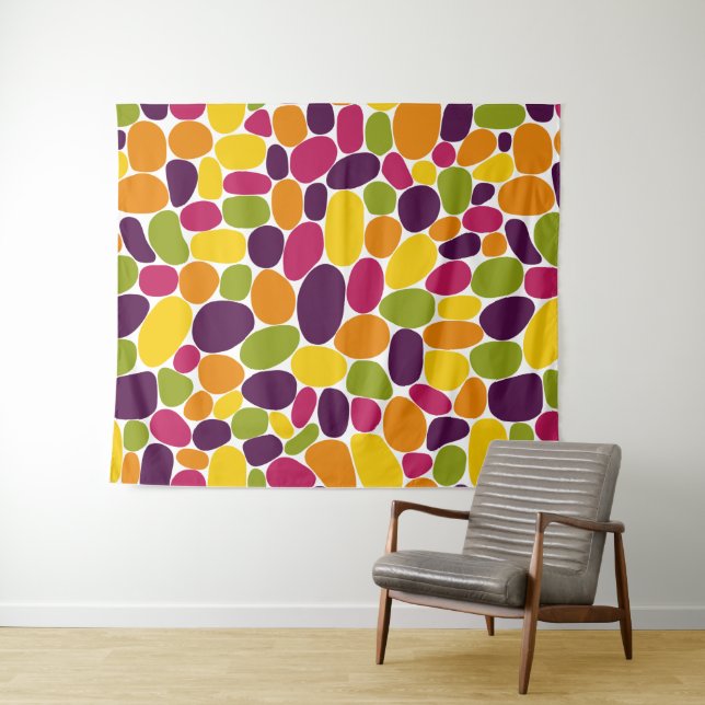 Abstract 160417 - Wine Gum Colors Tapestry (In Situ (Horizontal))