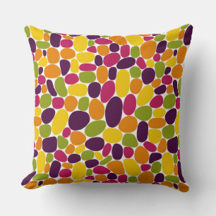 Abstract 160417 - Wine Gum Colors Throw Pillow