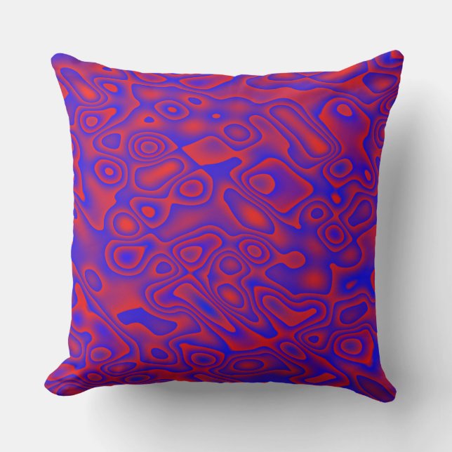 Abstract 161116(05) throw pillow (Front)