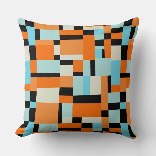 Abstract 180316 throw pillow (Front)