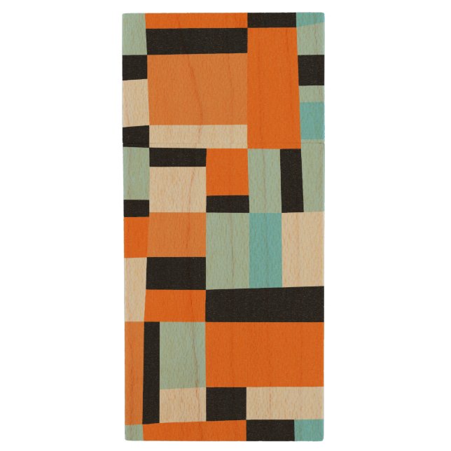 Abstract 180316 wood flash drive (Front Vertical)